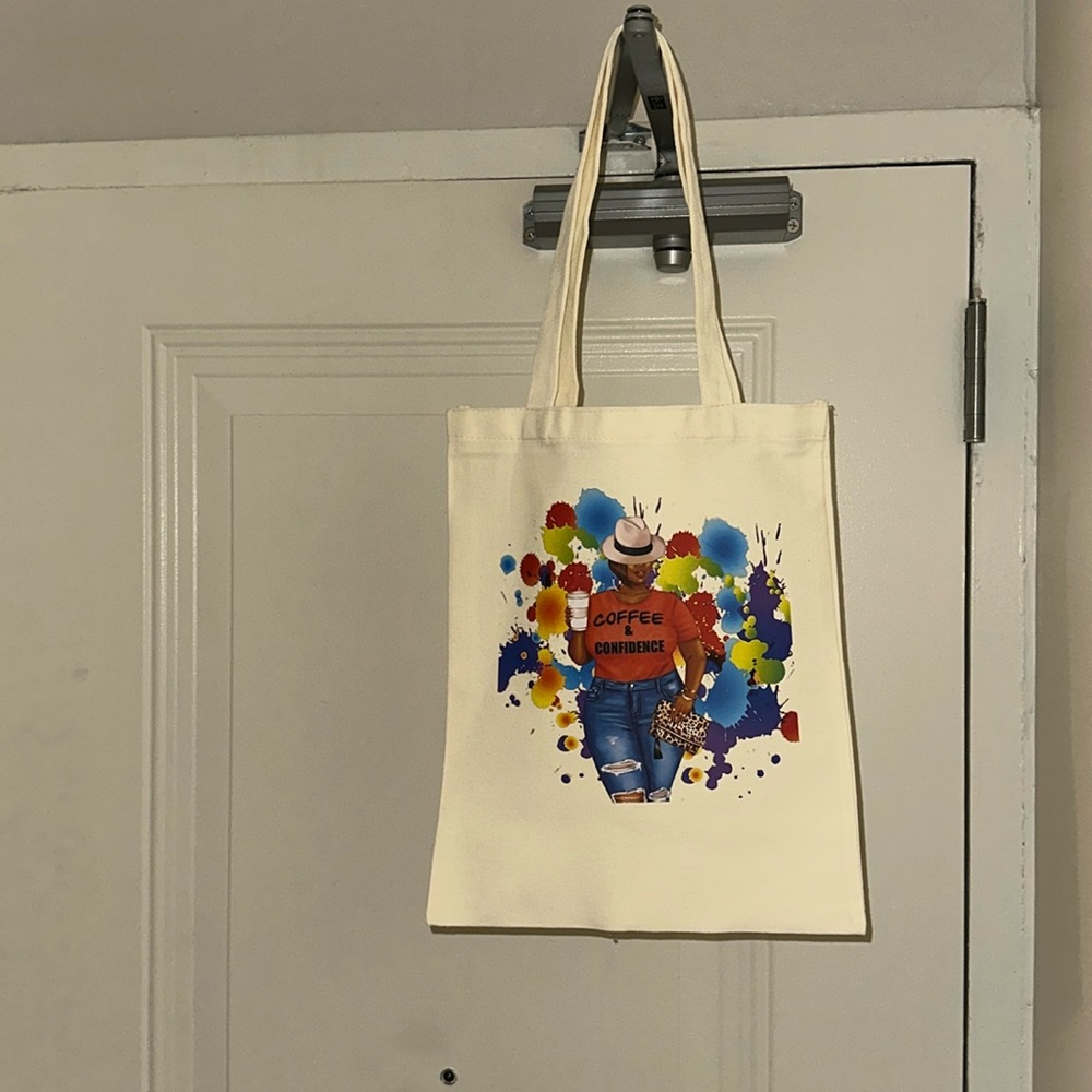 Custom-made canvas tote bag